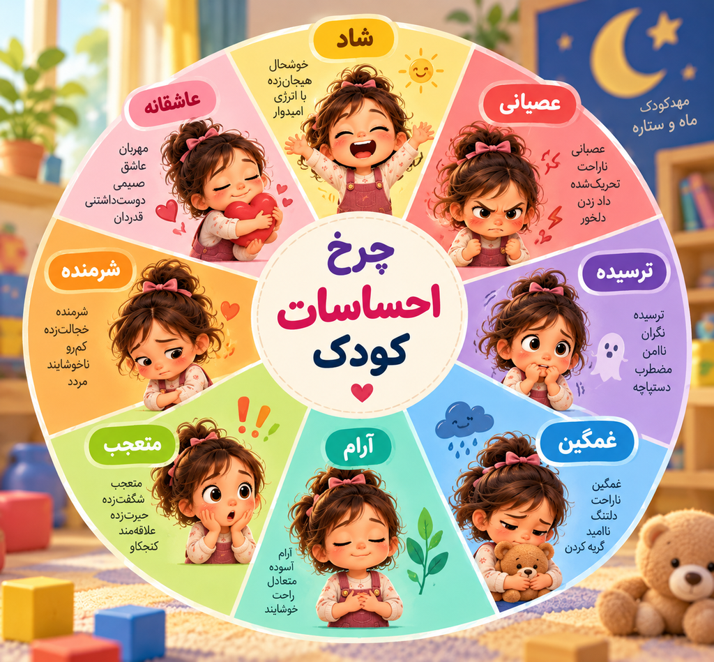 چرخ احساسات کودک چیست؟